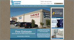 Desktop Screenshot of lancasterflooring.com
